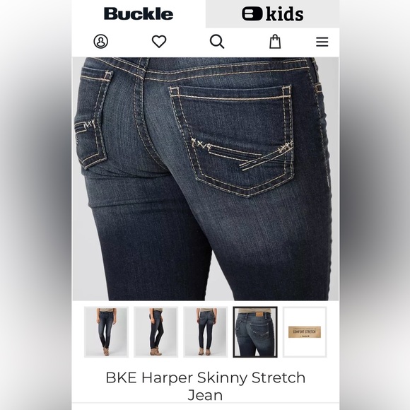 Women’s BKE Harper Skinny Stretch Jeans - Picture 5 of 6